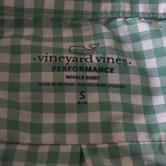 Vineyard Vines Green Gingham Button Down - Picture 3 of 3